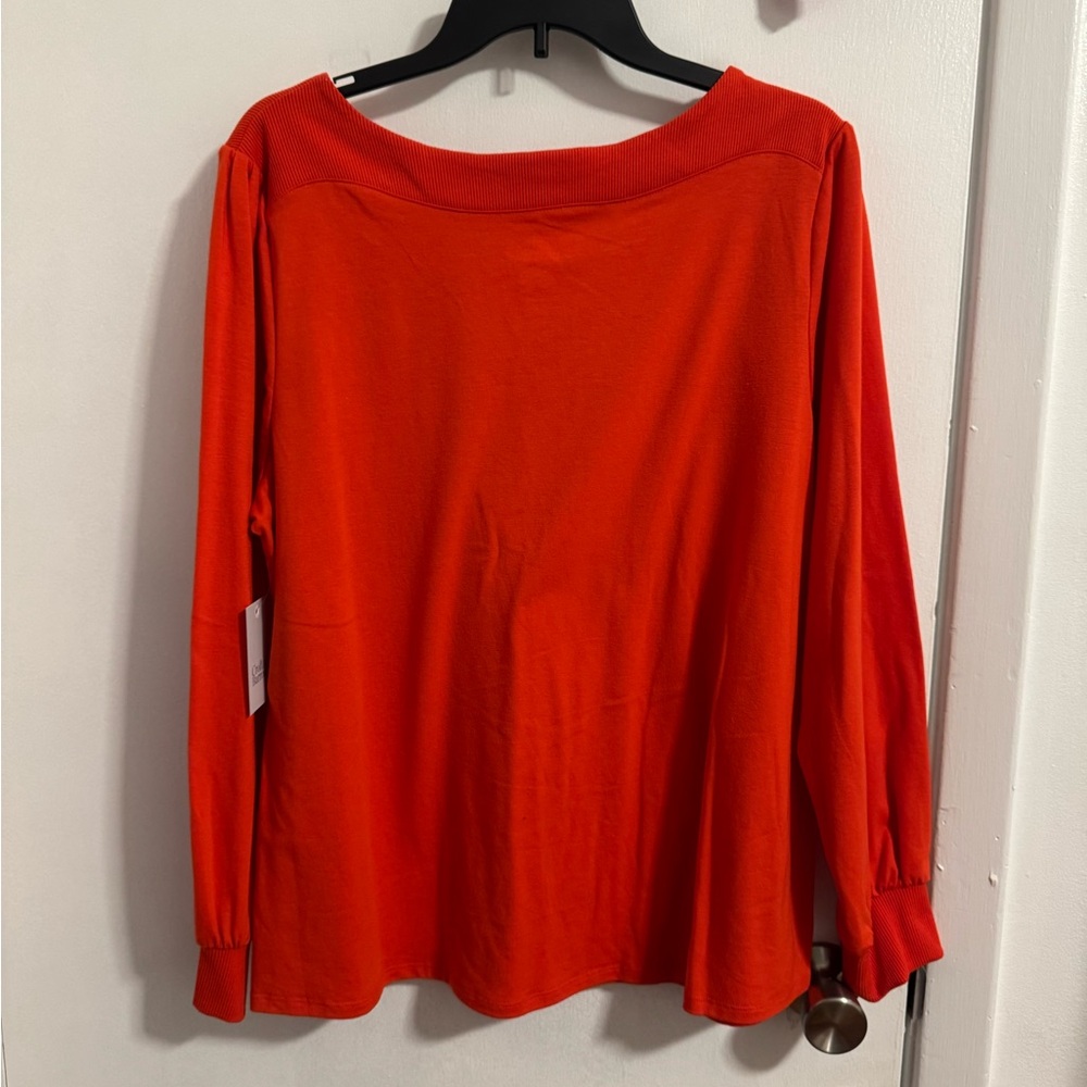 NWT Croft & Barrow Long Sleeve Top